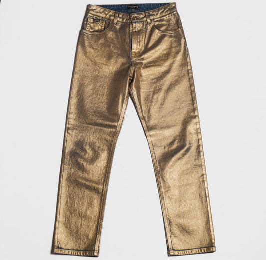 TOM FORD - TROUSERS JEANS GOLD SIZE 26
