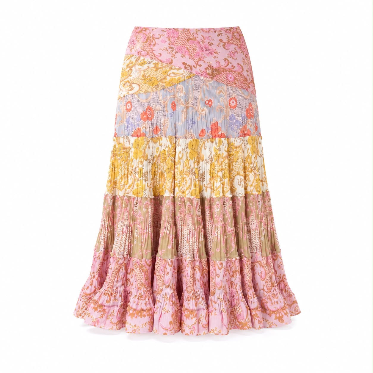 ZIMMERMANN - SET TOP & SKIRT MULTICOLOR SIZE 2
