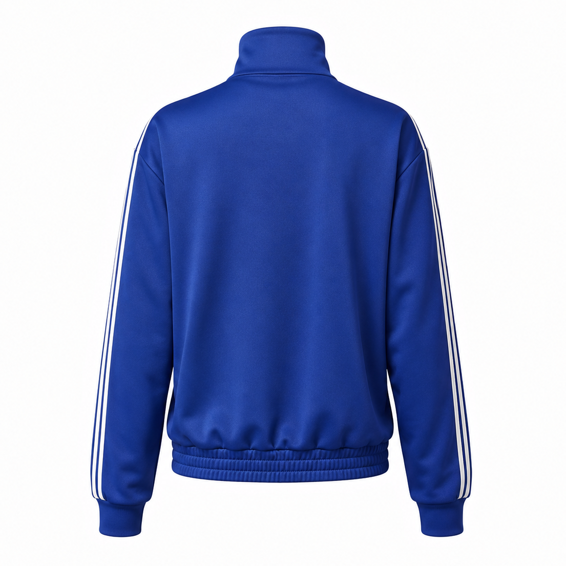 CÉLINE - SET TRACK JACKET & JOGGER ELECTRIC BLUE WITH WHITE STRIPES SIZE S