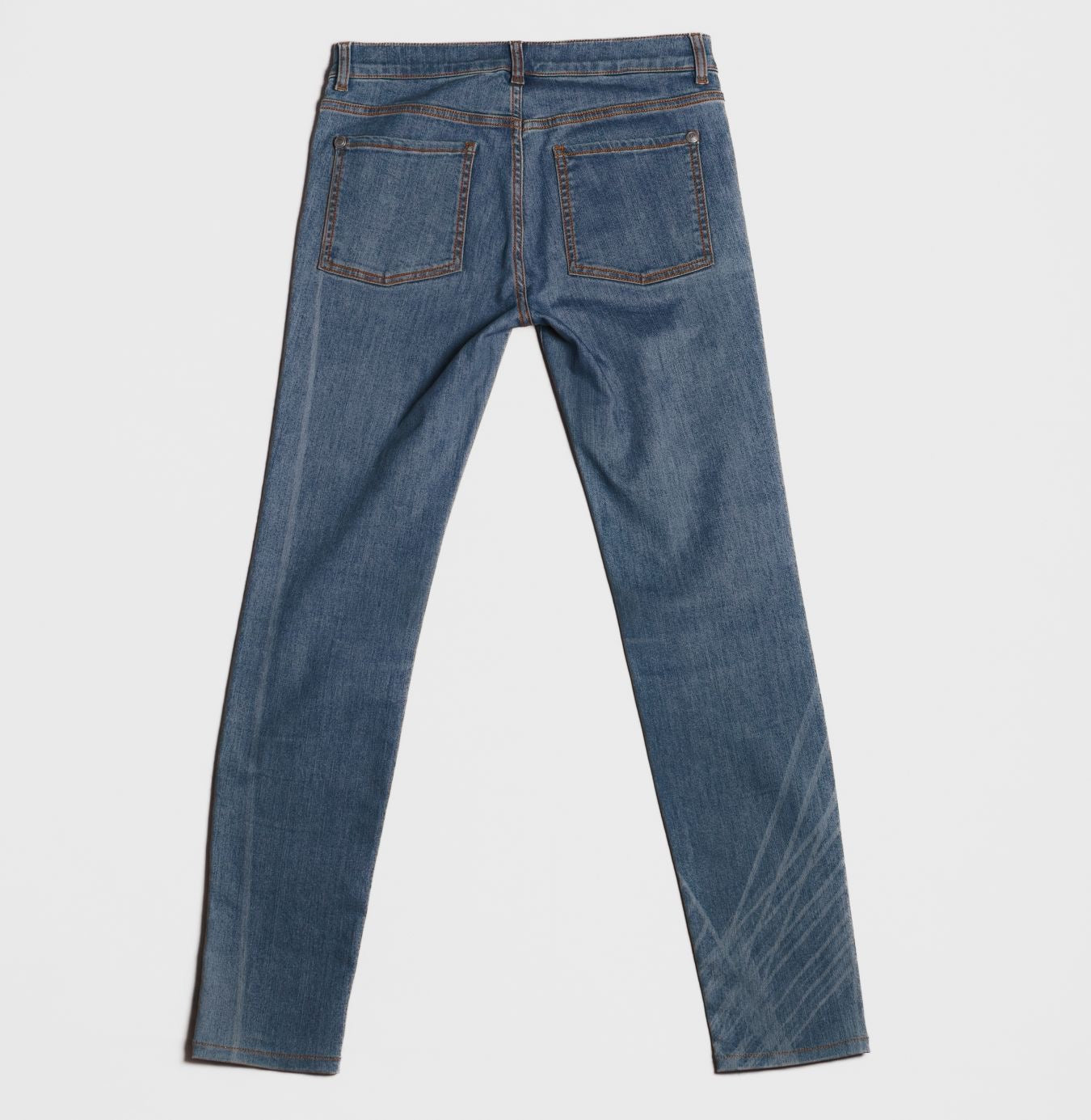 CHANEL - JEANS BLUE GRAPHIC SIZE 36 FR