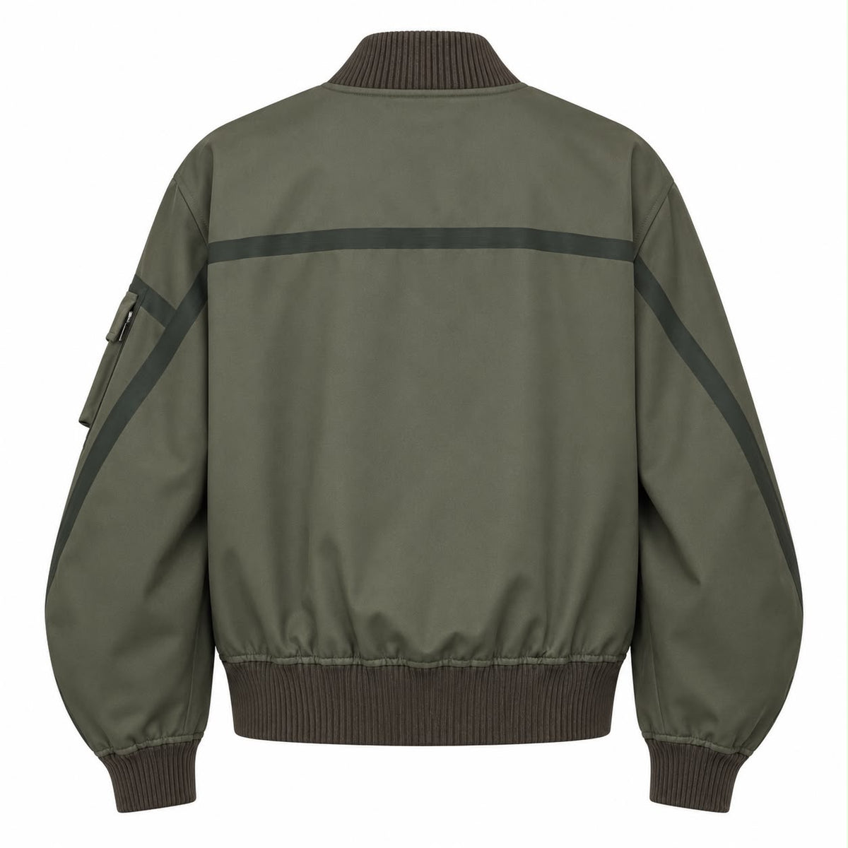 DIOR - JACKET BOMBER KHAKI GREEN & ORANGE INTERIOR SIZE S