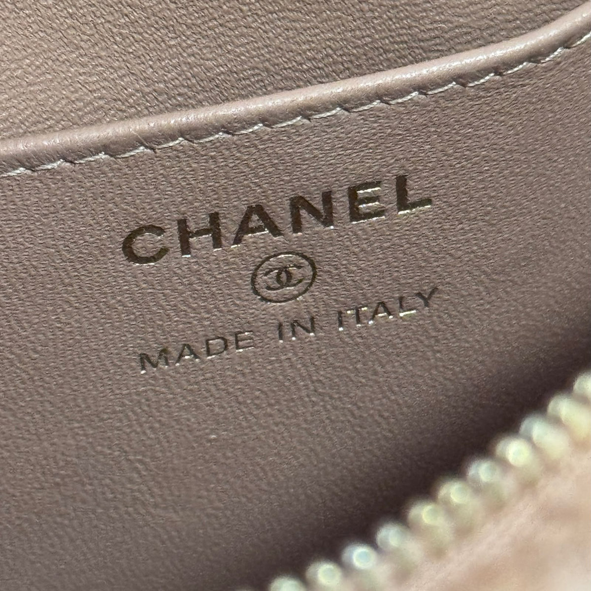 CHANEL - *NEVER WORN* BAG SMALL COCO CROSSBODY LIGHT BROWN SHEARLING WITH LIGHT GOLD TONE HARDWARE