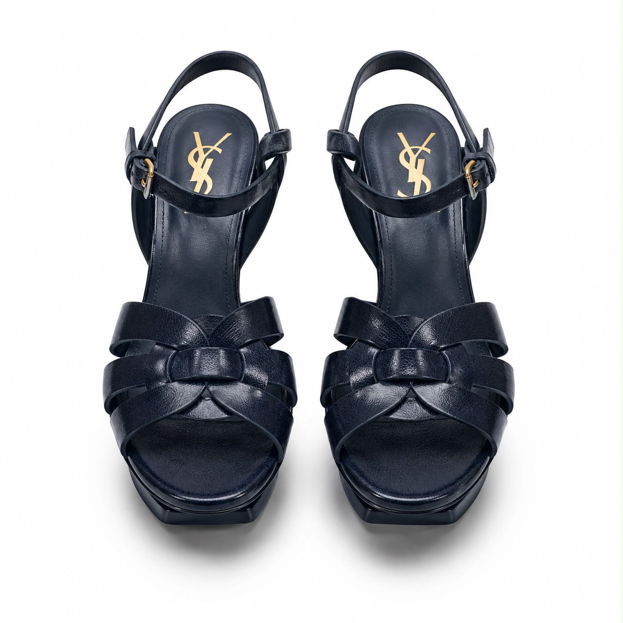 SAINT LAURENT - *BRAND NEW* PUMPS PATENT BLUE NAVY SIZE 37,5 EU