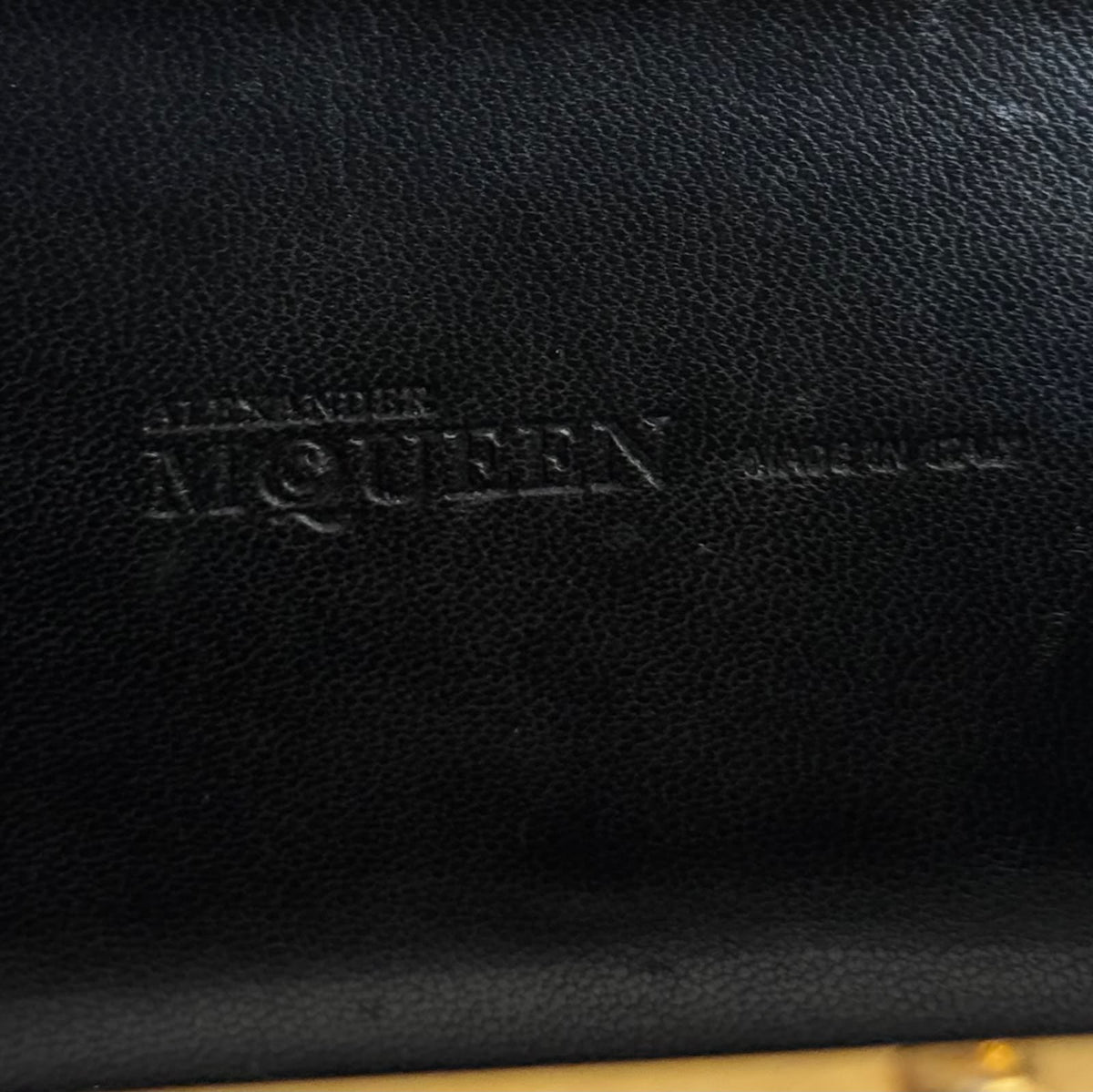ALEXANDER MCQUEEN - CLUTCH KNUCKLE BOX BLACK MULTICOLOR FLORAL EMBROIDERED WITH GOLD-TONE HARDWARE