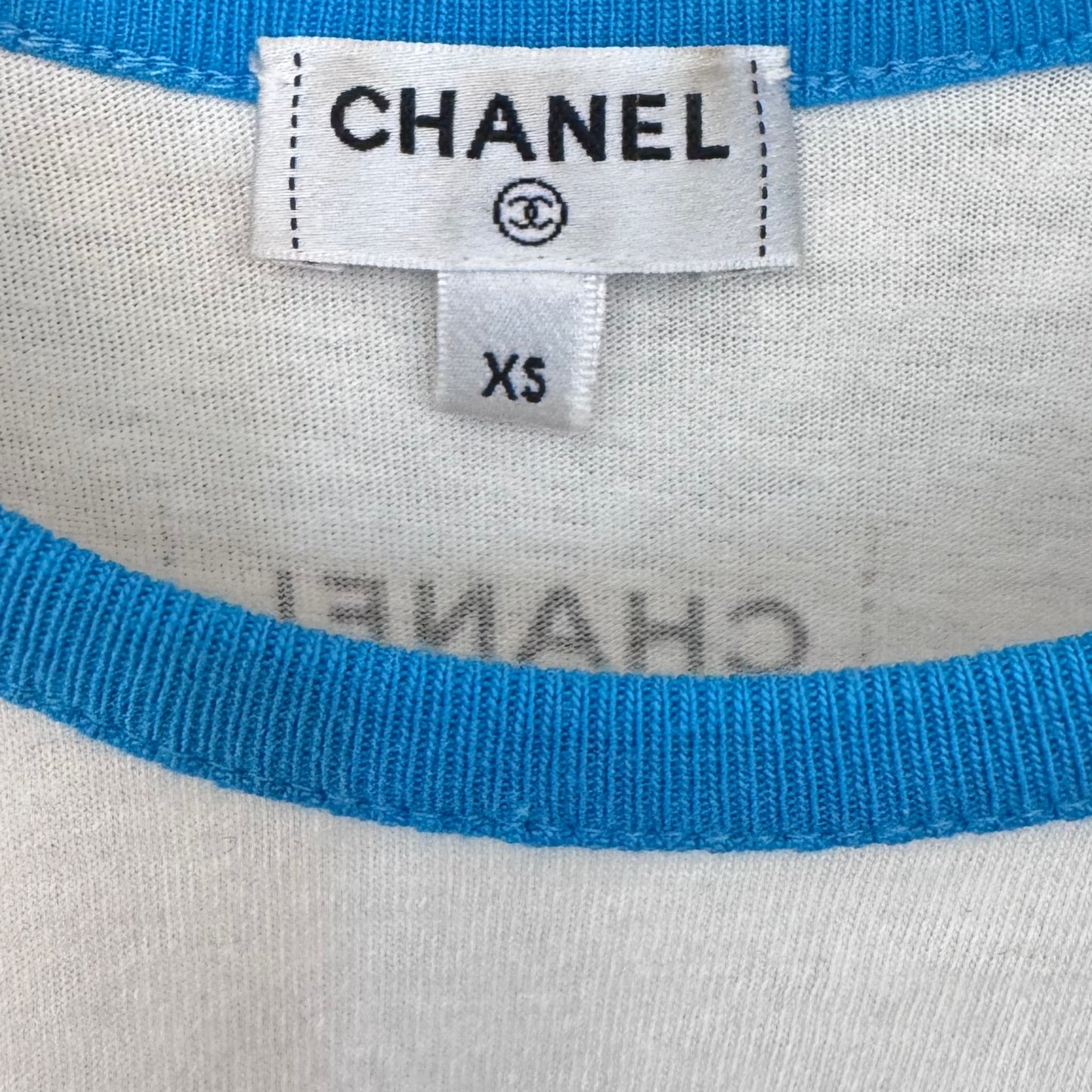 CHANEL - T-SHIRT COCO LIBRE MULTICOLOR SIZE XS