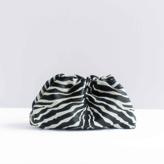 BOTTEGA VENETA - POUCH ZEBRA PRINT CALFSKIN