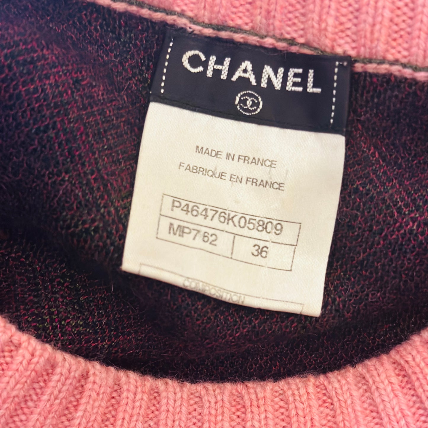 CHANEL - Pull cashmere size 36 FR