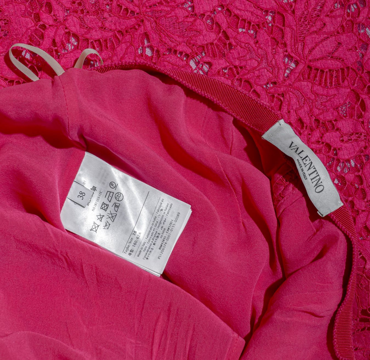 VALENTINO - SET T-SHIRT AND SHORTS PINK LACE SIZE 38 IT