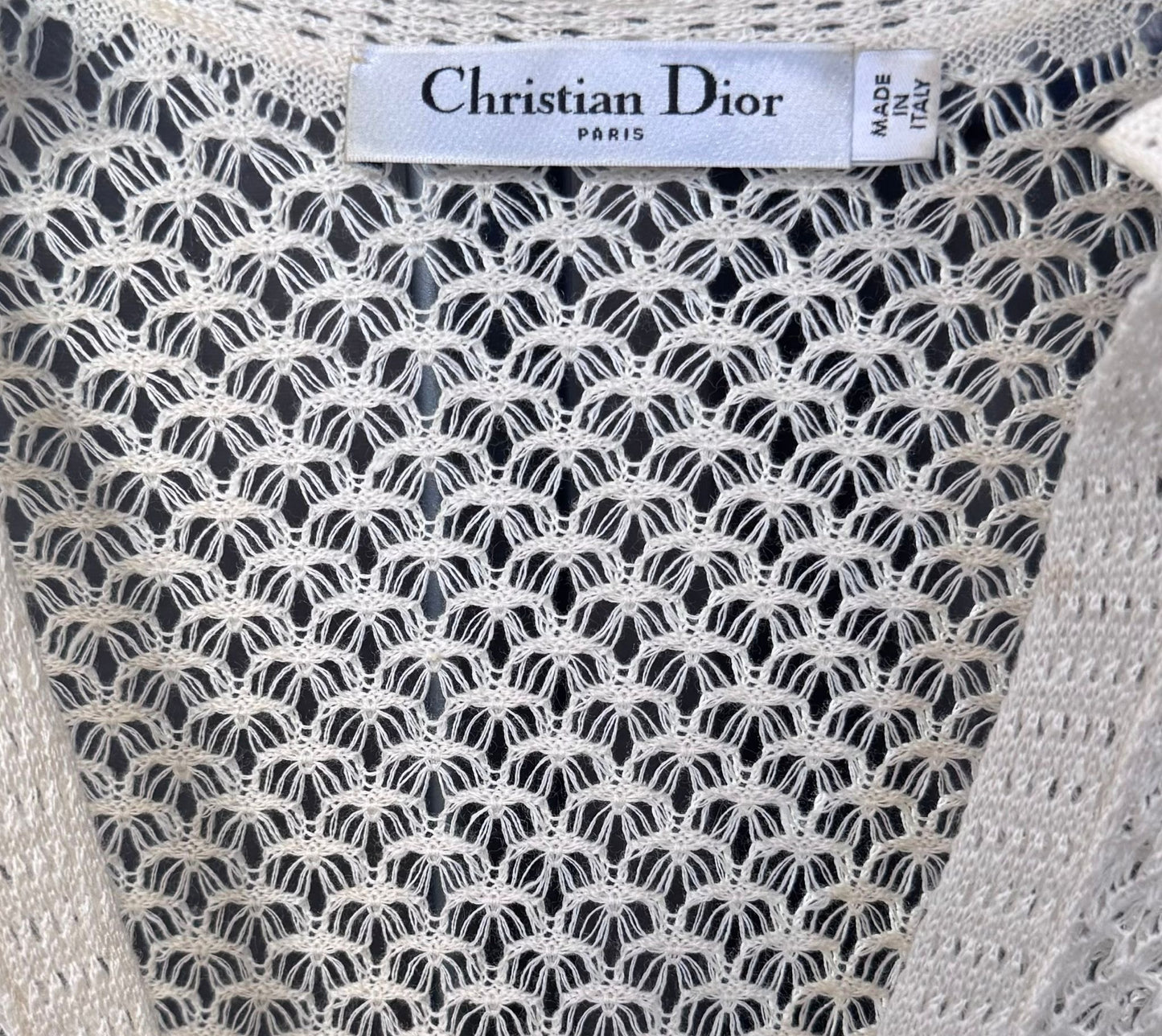 DIOR - CAFTAN LONG RIVIERA ECRU SIZE S