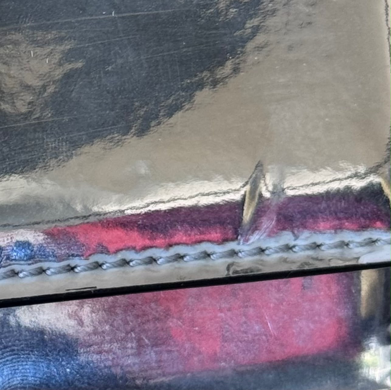SAINT LAURENT - KATE BAG MIRRORED SILVER VINYL