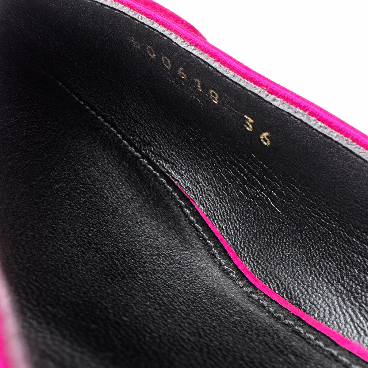 BALENCIAGA - *NEW* PUMPS SLINGBACK KNIFE BOW FUCHSIA PINK SATIN SIZE 36 EU