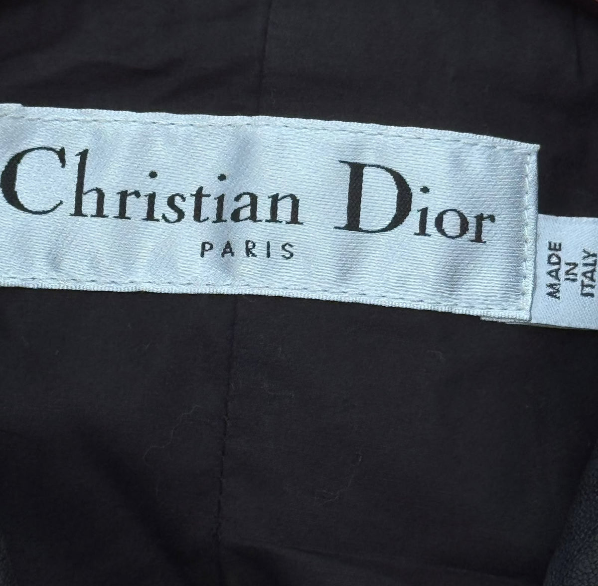DIOR – BAR JACKET IN BLACK LAMBSKIN LEATHER SIZE 34 FR
