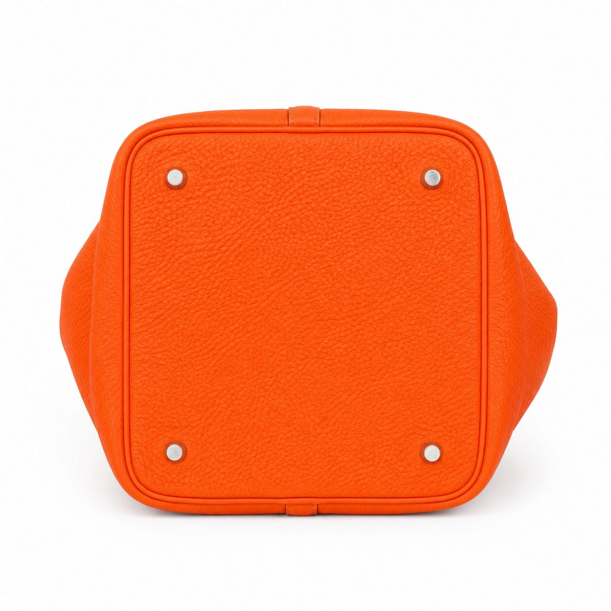 HERMÈS - *NEVER WORN* BAG PICOTIN 22 ORANGE TAURILLON CLEMENCE LEATHER
