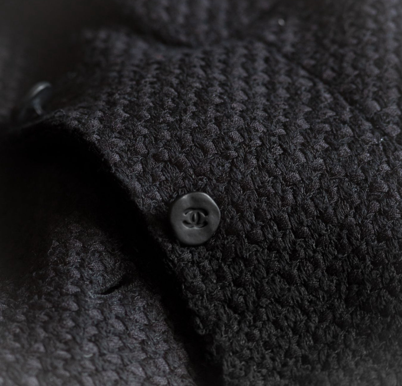 CHANEL - JACKET BLACK SIZE 36 FR