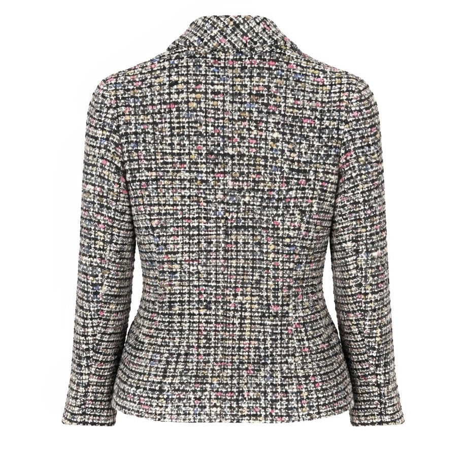 CHANEL - JACKET TWEED MULTICOLOR SIZE 34 FR