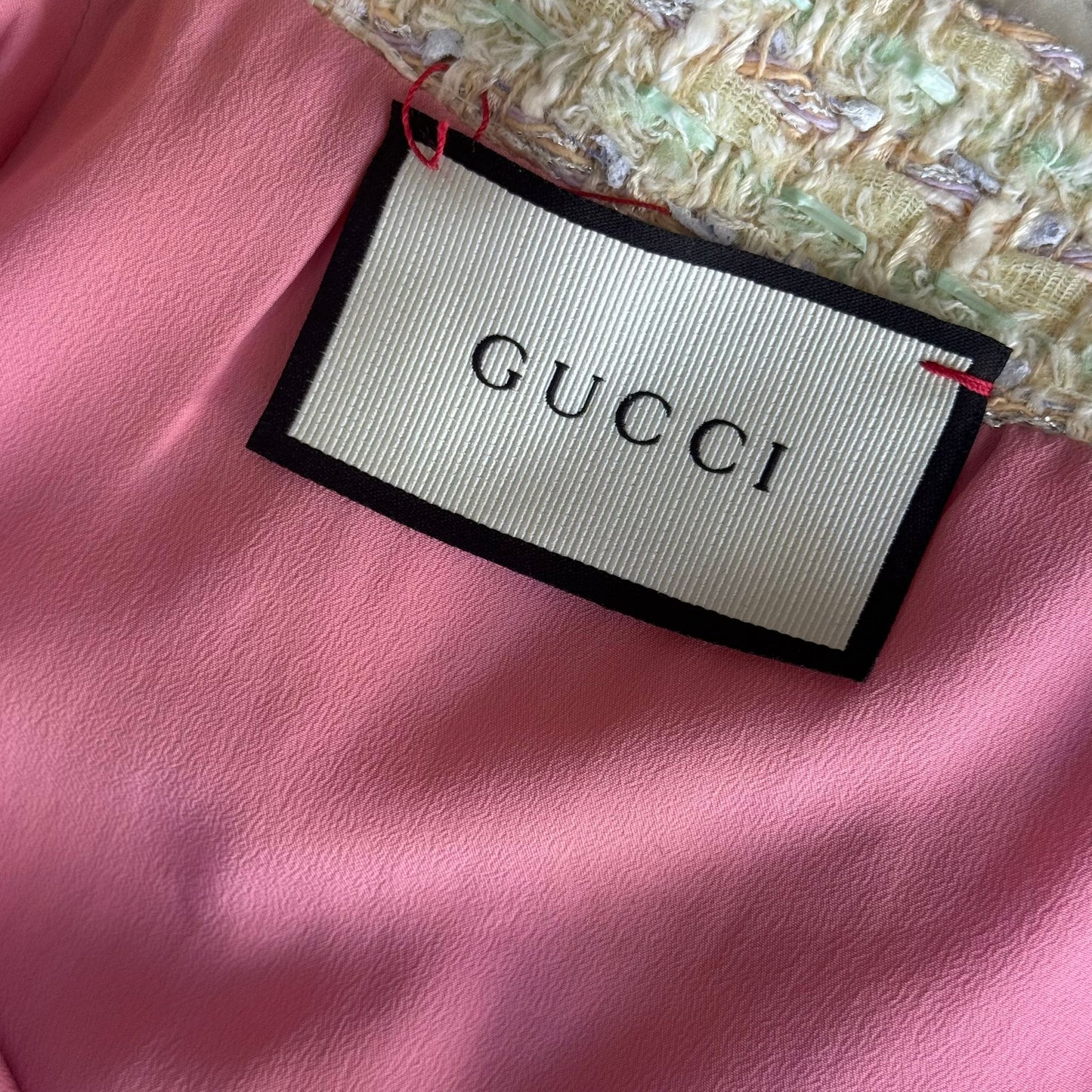 GUCCI - SKIRT MINI TWEED MULTICOLOR WITH RUFFLED HEM SIZE 40 IT
