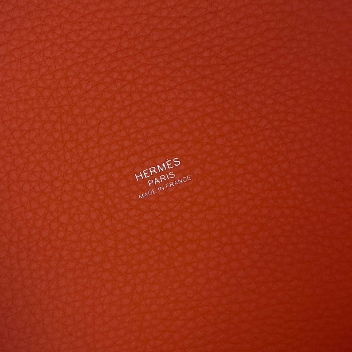 HERMÈS - *NEVER WORN* BAG PICOTIN 22 ORANGE TAURILLON CLEMENCE LEATHER