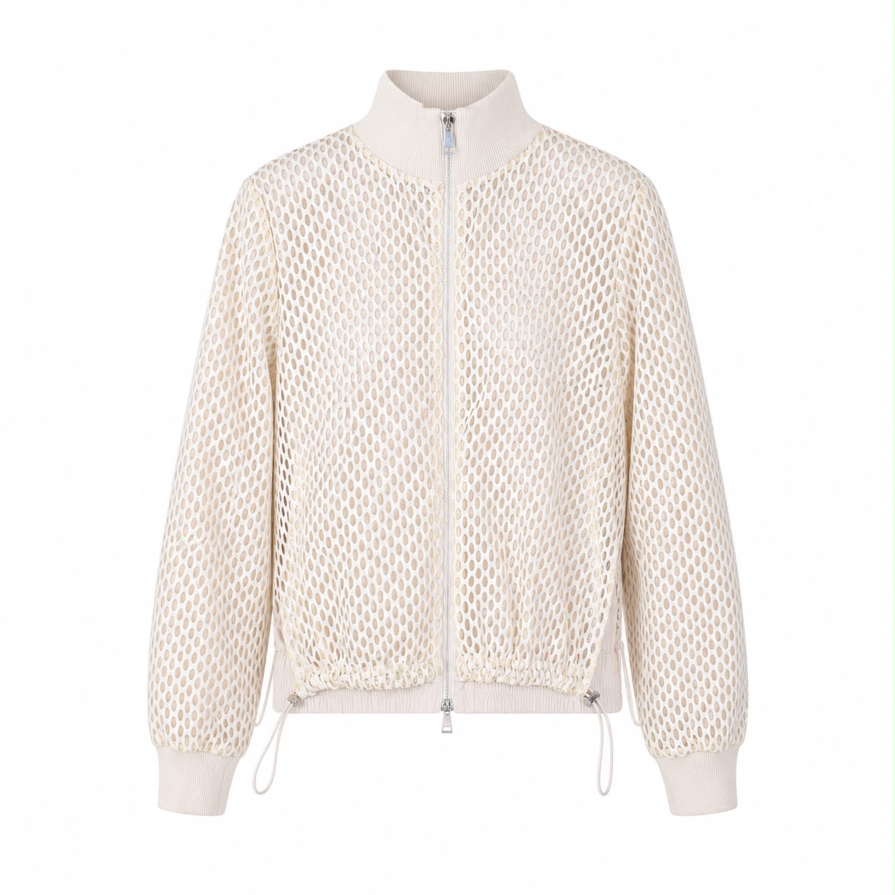 MONCLER -JACKET & SHORTS SET BEIGE TECHNICAL SIZE 42 IT