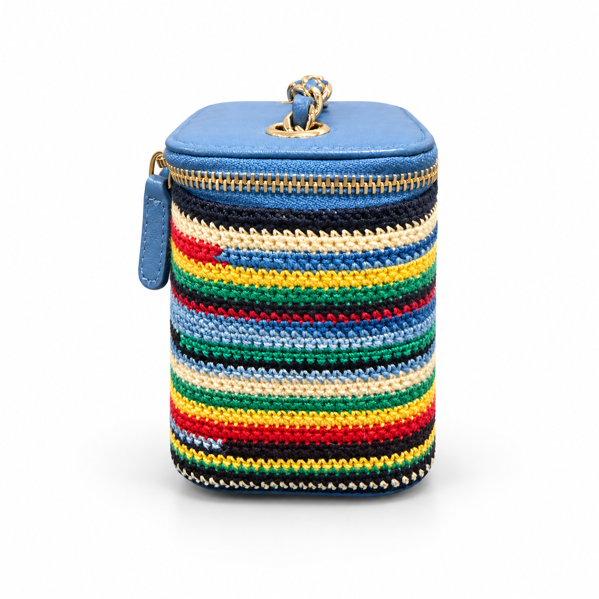 CHANEL - BAG MINI VANITY CLASSIC MULTICOLOR CROCHET