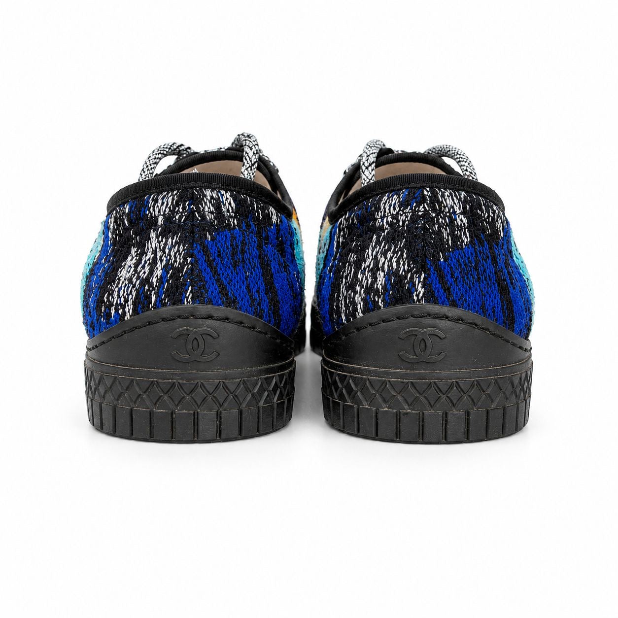 CHANEL - SNEAKERS LOW TWEED MULTICOLOR SIZE 40 EU