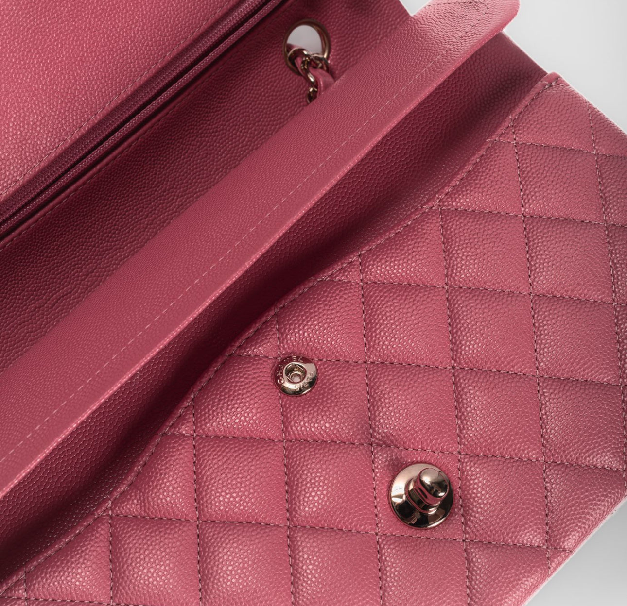 CHANEL - BAG TIMELESS CLASSIC PINK CAVIAR LEATHER