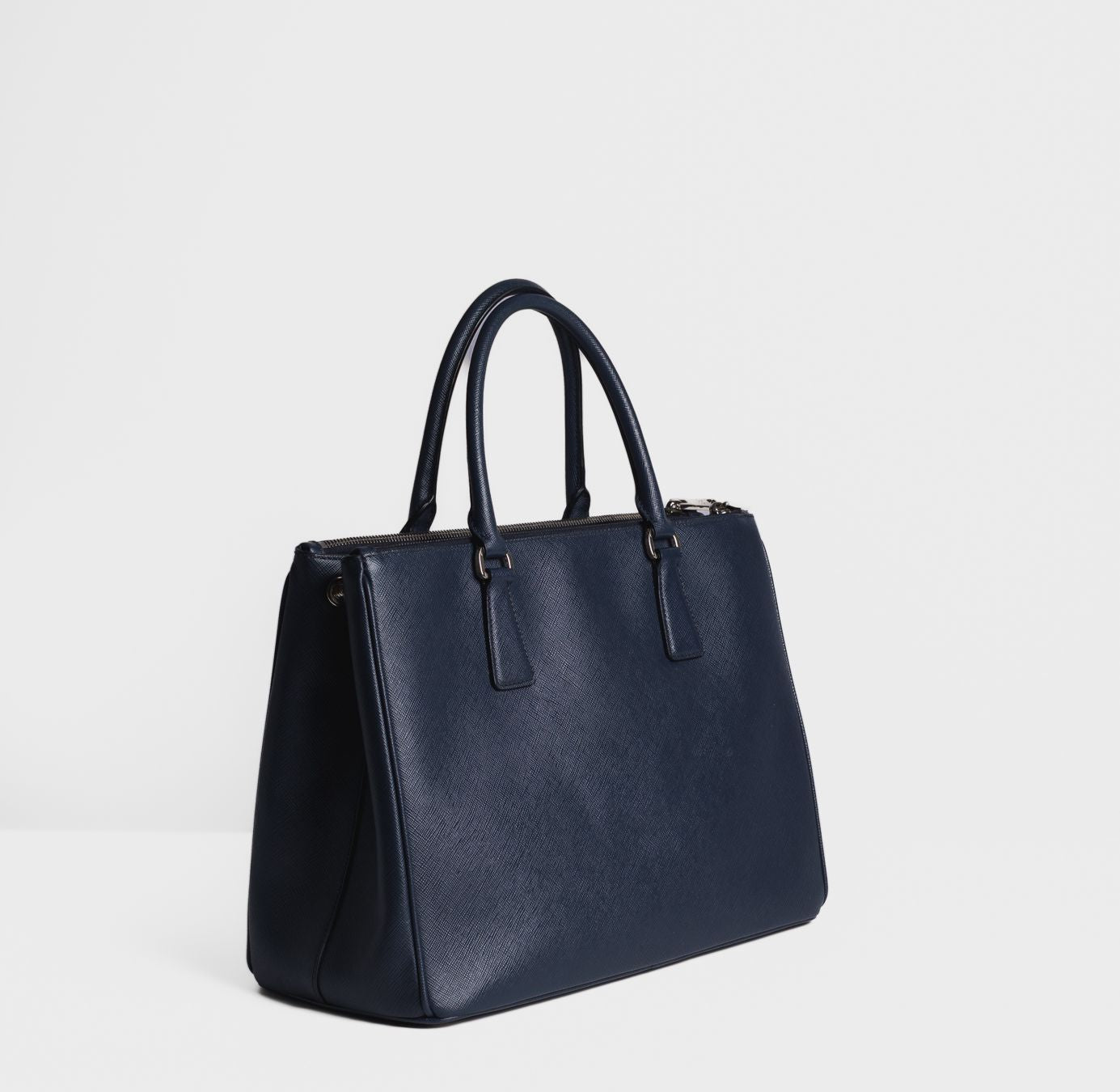PRADA - BAG SAFFIANO GALLERIA LEATHER BAG BLUE