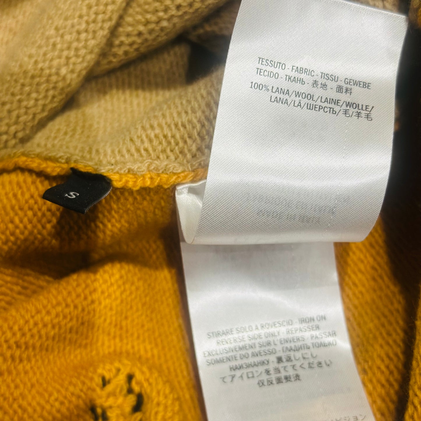 GUCCI - SWEATER LIGHT BROWN WITH TIGER SIZE S