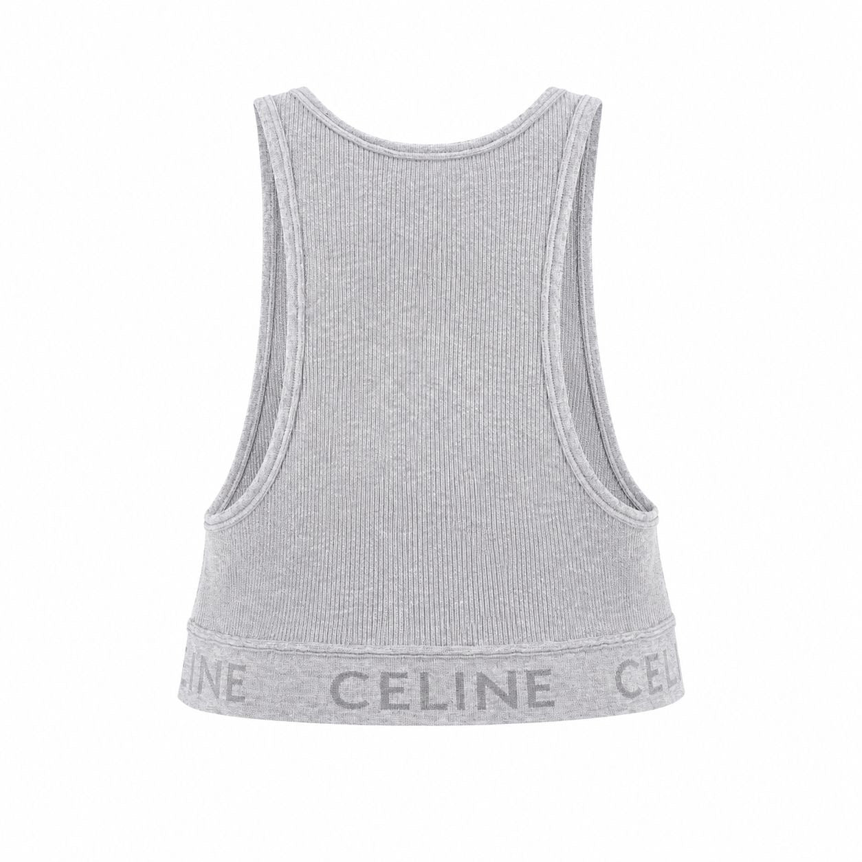CELINE - TANK TOP GREY LOGO SIZE S