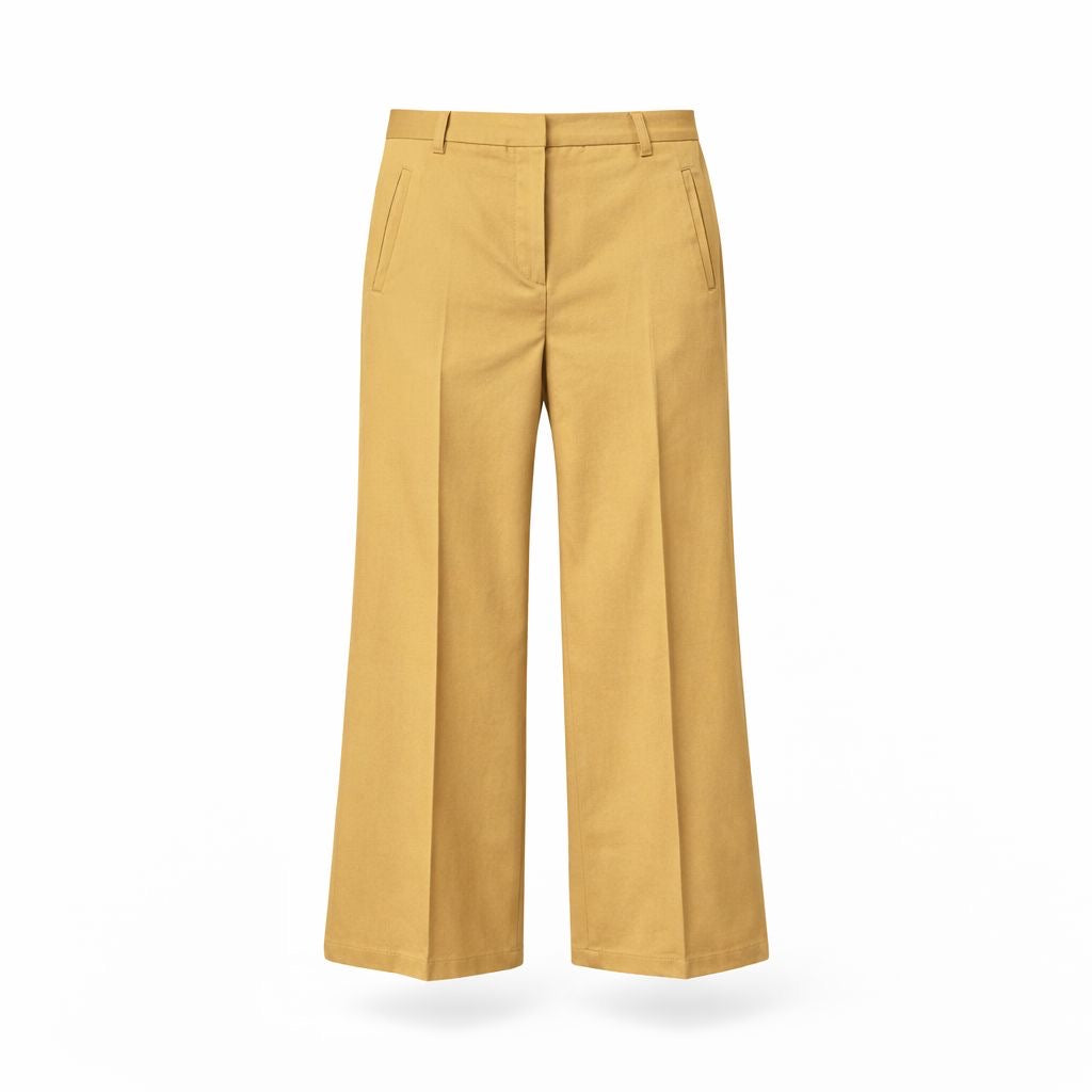 ERDEM - SET TRENCH & TROUSERS CAMEL EMBROIDERED SIZE 42 FR