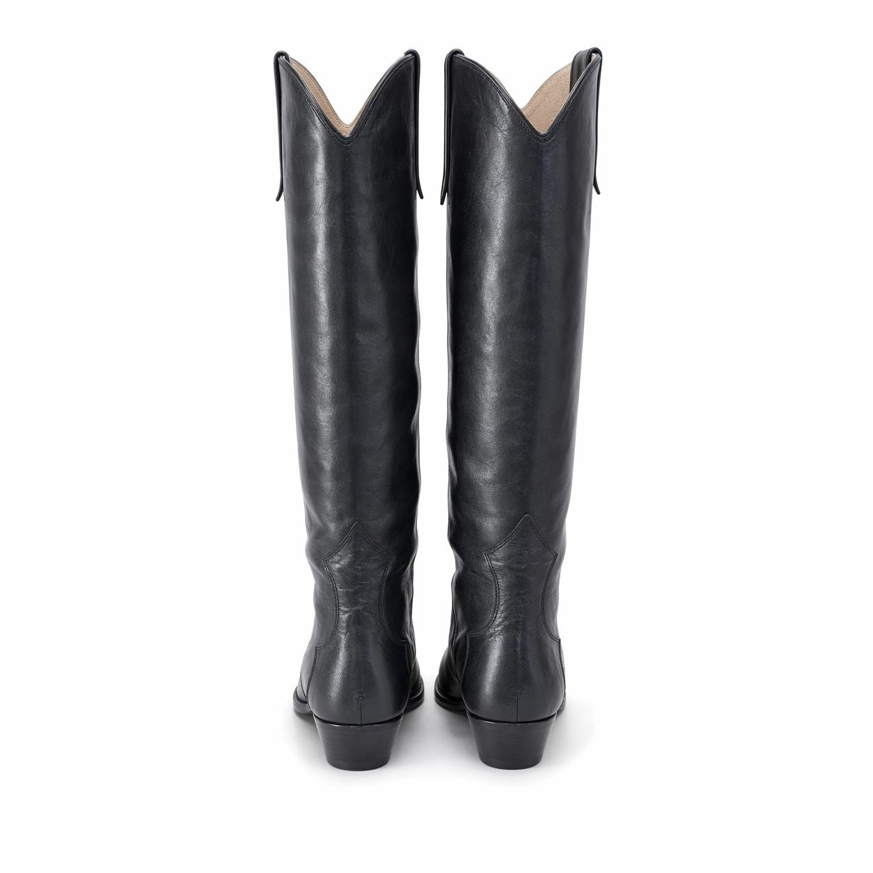 ISABEL MARANT - HIGH BOOTS DANVEE BLACK LEATHER SIZE 38 EU