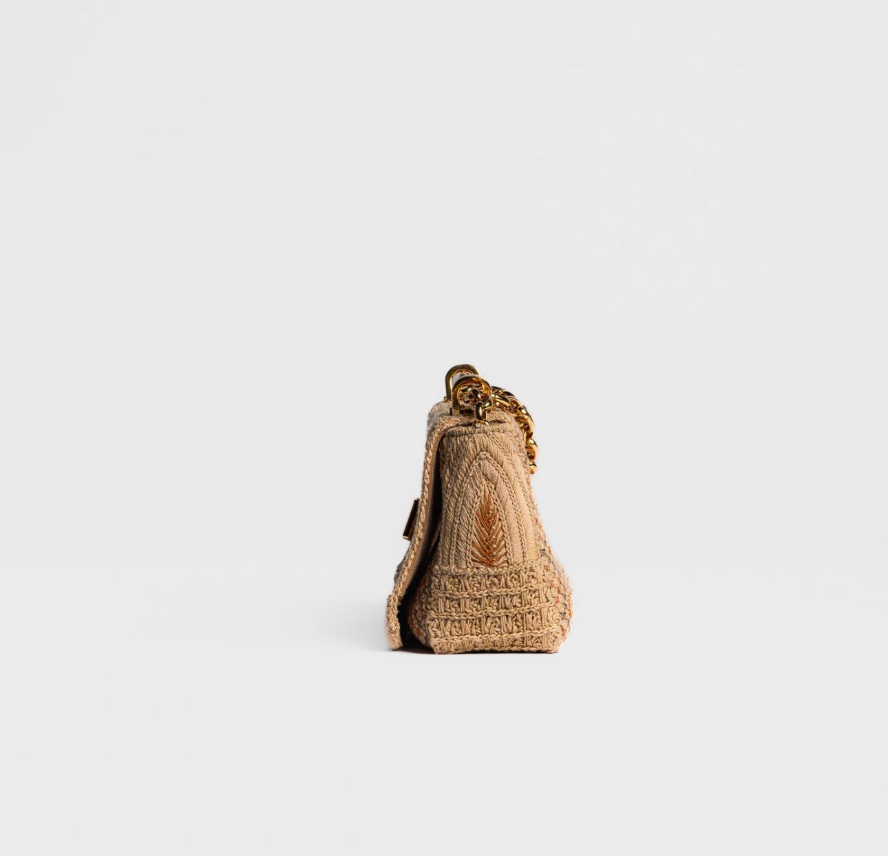 DIOR - BAG CARO IN BEIGE RAFFIA &  SUEDE