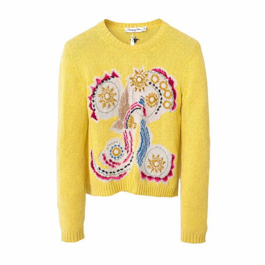 DIOR - *BRAND NEW* SWEATER MULTICOLOR CASHMERE SIZE 38 FR