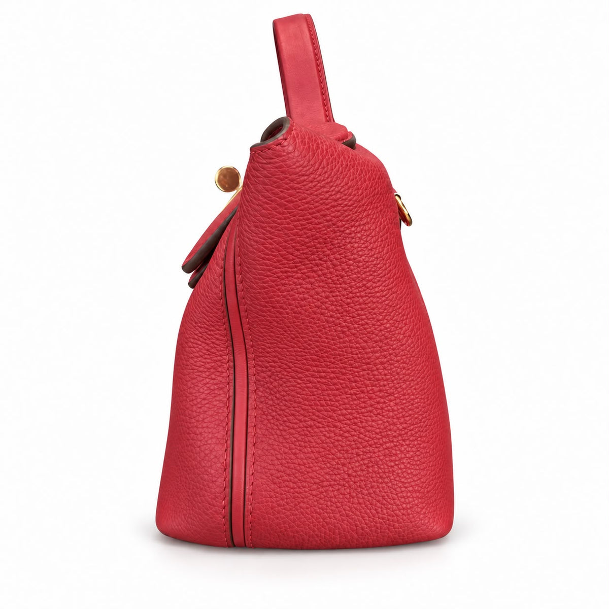 HERMÈS - BAG 24/24 ROUGE VIF & ROUGE PIMENT TAURILLON LEATHER SIZE 29