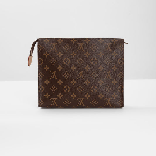 LOUIS VUITTON - MONOGRAM LEATHER POUCH 25