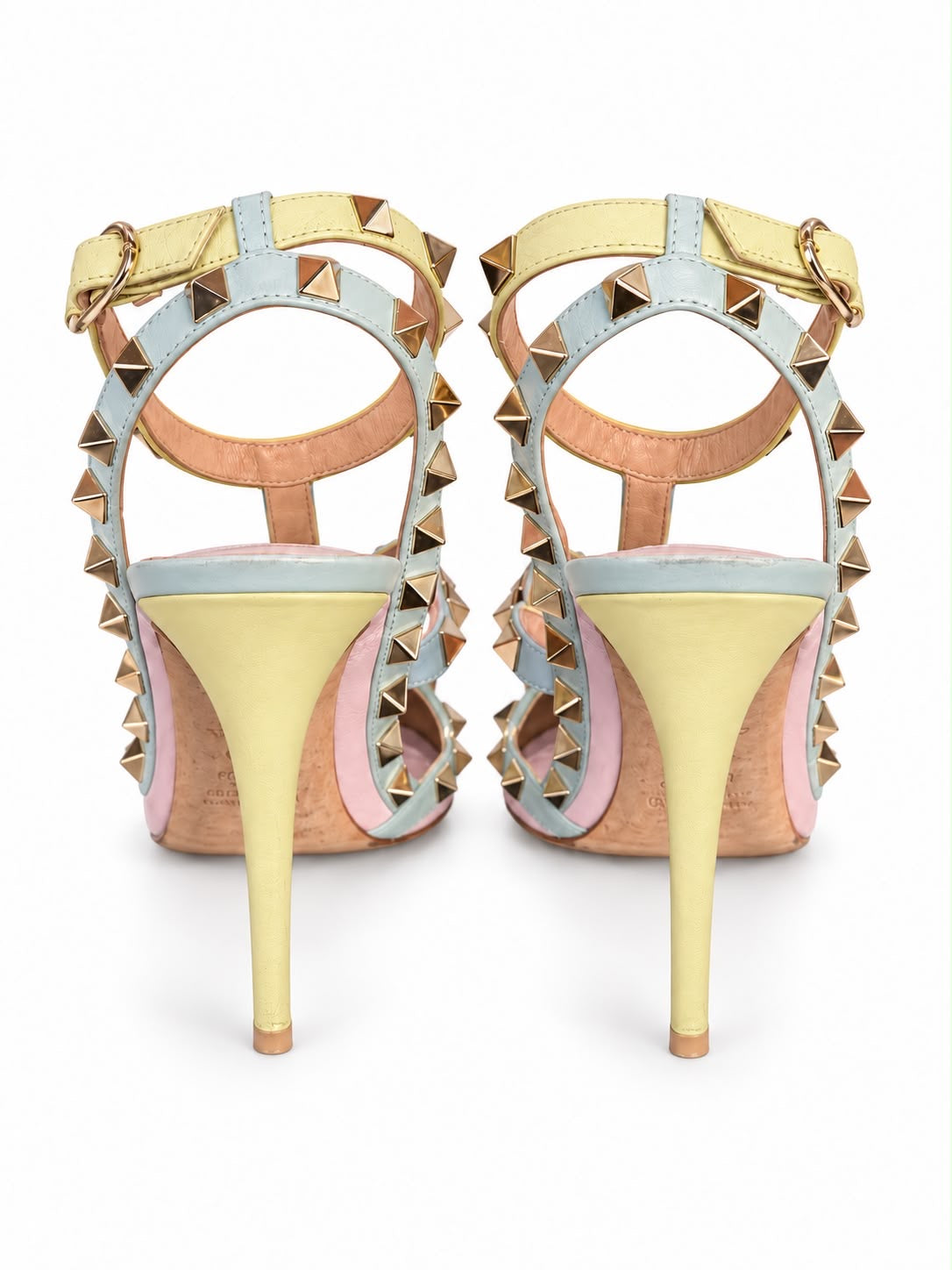 VALENTINO - PUMPS ROCKSTUD ANKLE STRAP SIZE 40,5 EU