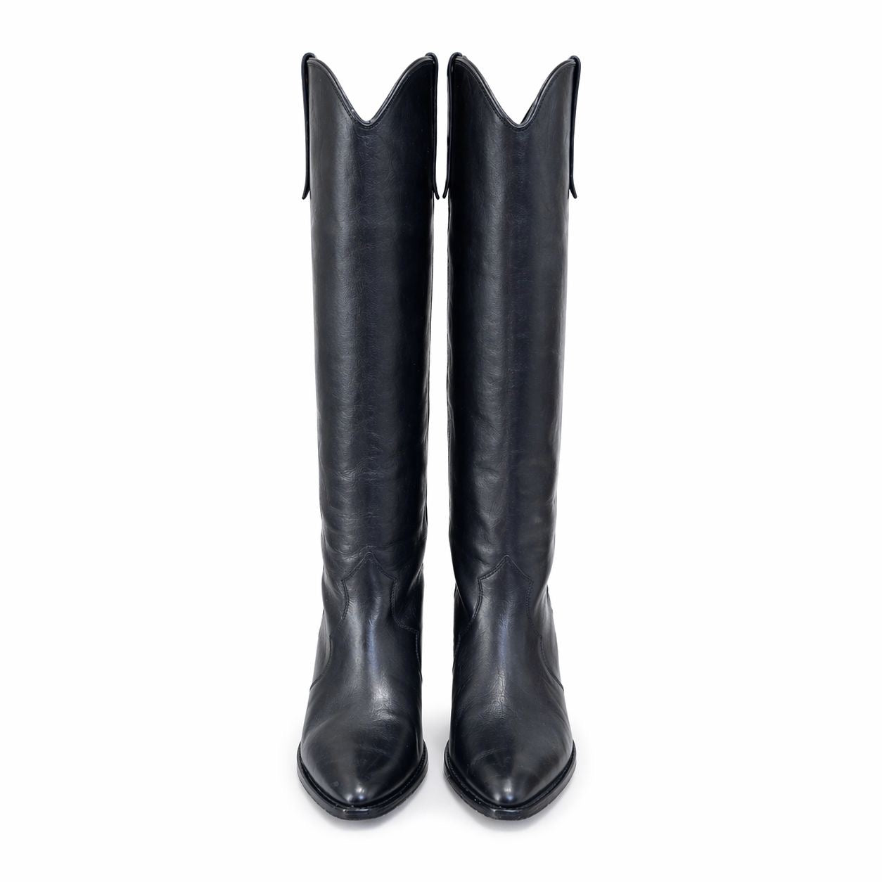 ISABEL MARANT - HIGH BOOTS DANVEE BLACK LEATHER SIZE 38 EU