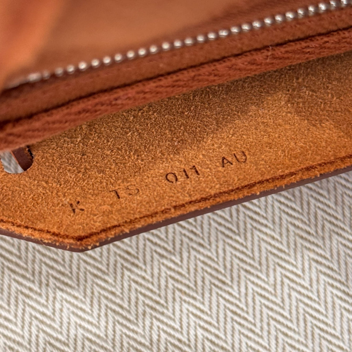 HERMÈS - *NEVER WORN* BAG HERBAG ZIP MINI 20 GOLD CANVAS & LEATHER PALLADIUM HARDWARE