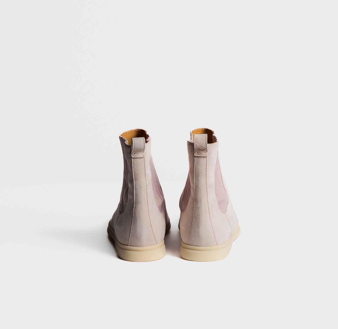 LORO PIANA - BOOTIES PINK SUEDE LEATHER SIZE 39 EU