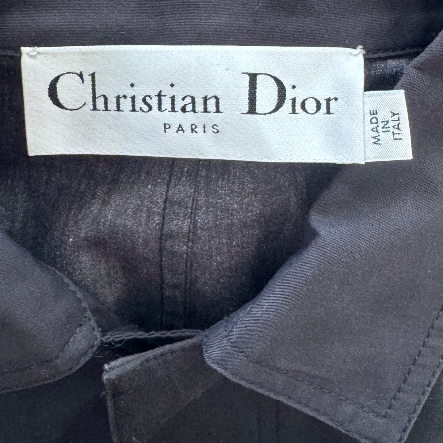DIOR - JUMPSUIT BLUE TIÈ-DYE COTTON SIZE 36 FR