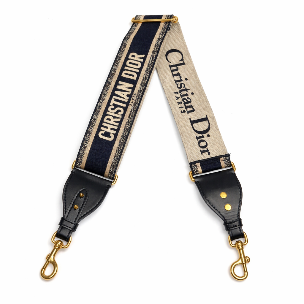 DIOR - STRAP EMBROIDERED BLUE