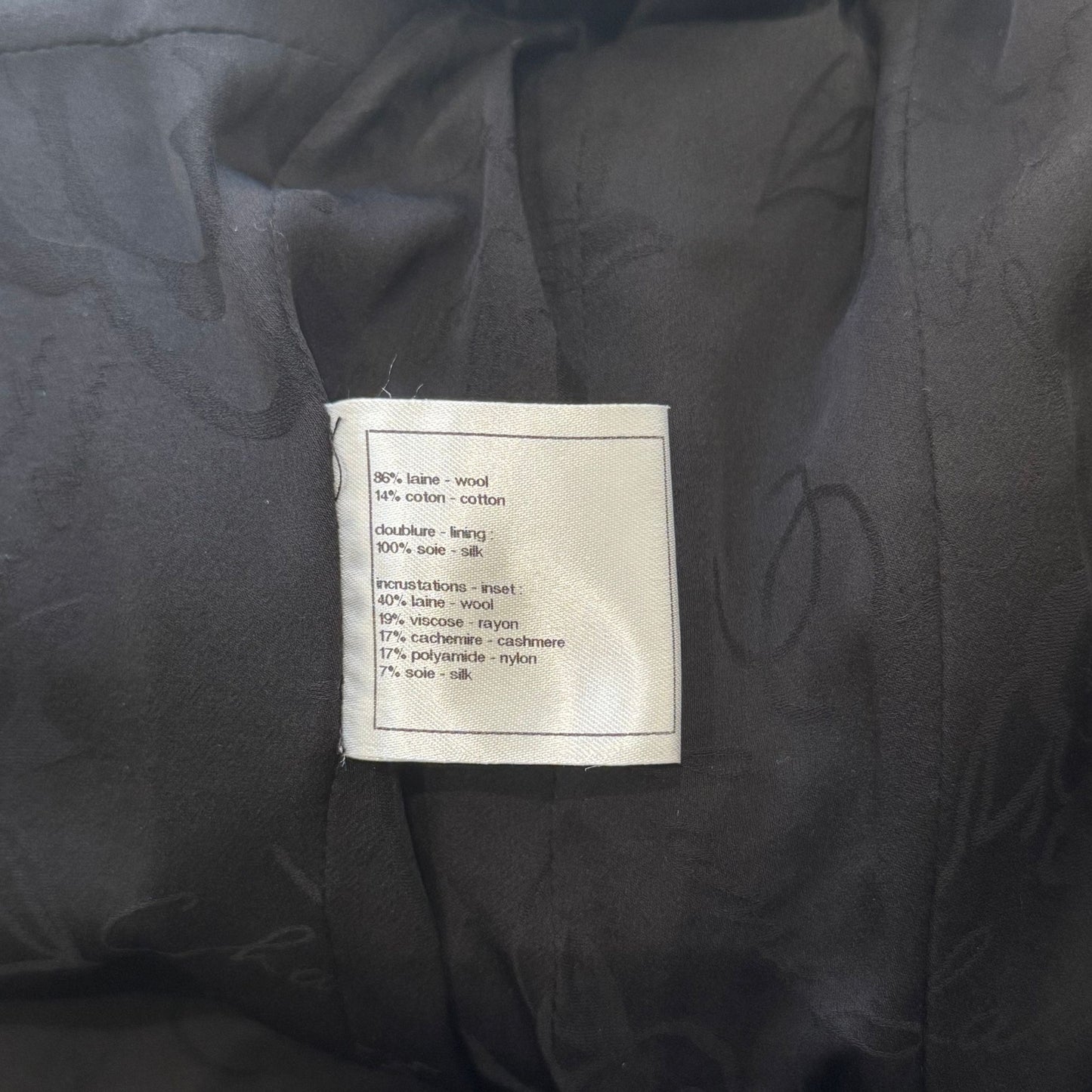 CHANEL - JACKET TWEED BLUE PARIS EDINBURG WITH TARTAN DETAIL SIZE 36 FR