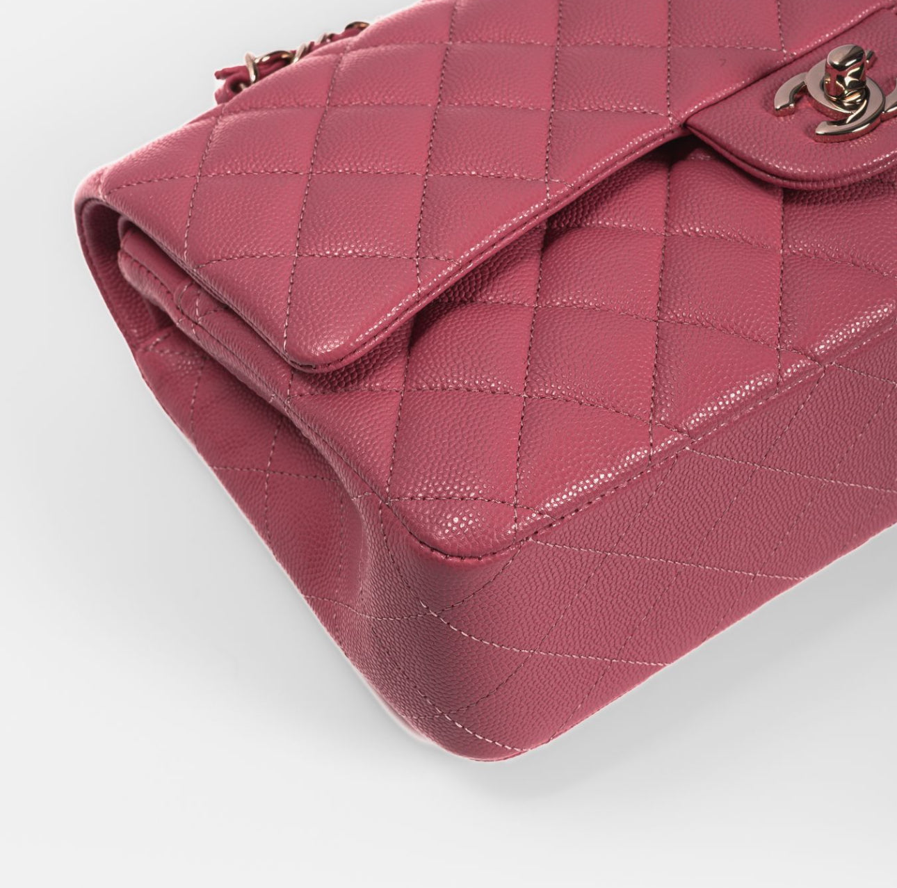 CHANEL - BAG TIMELESS CLASSIC PINK CAVIAR LEATHER