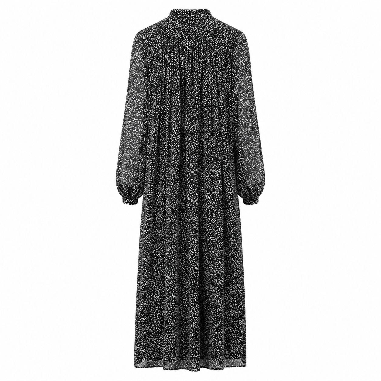 CHANEL - *BRAND NEW* MAXI DRESS BLACK AND WHITE SIZE 36 FR