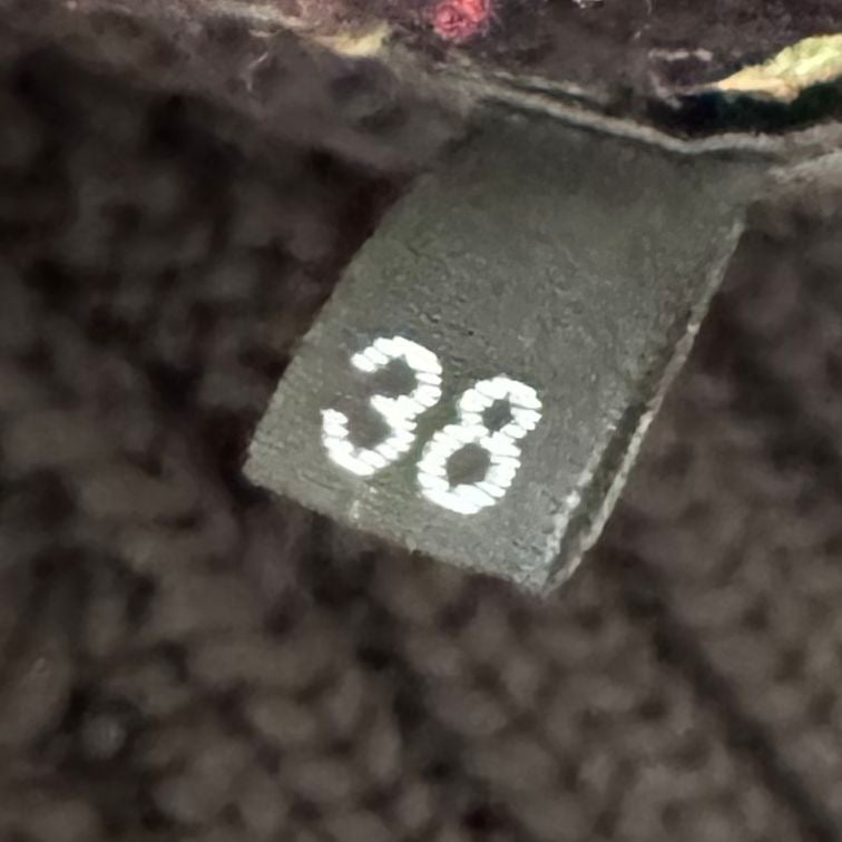 ERMANNO SCERVINO - JACKET GREEN CABLE-KNIT RED AND BLACK DETAILS SIZE 38 IT
