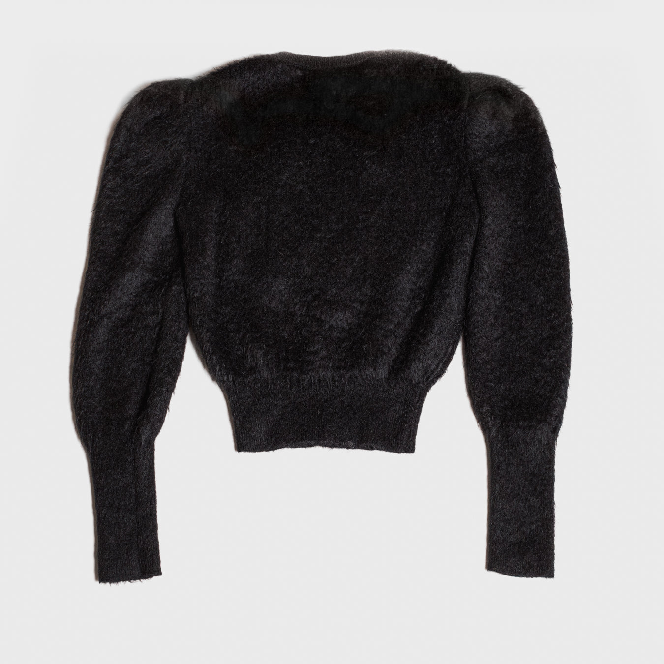 ELIE SAAB - SWEATER BLACK EMBROIDERED SIZE 36 FR