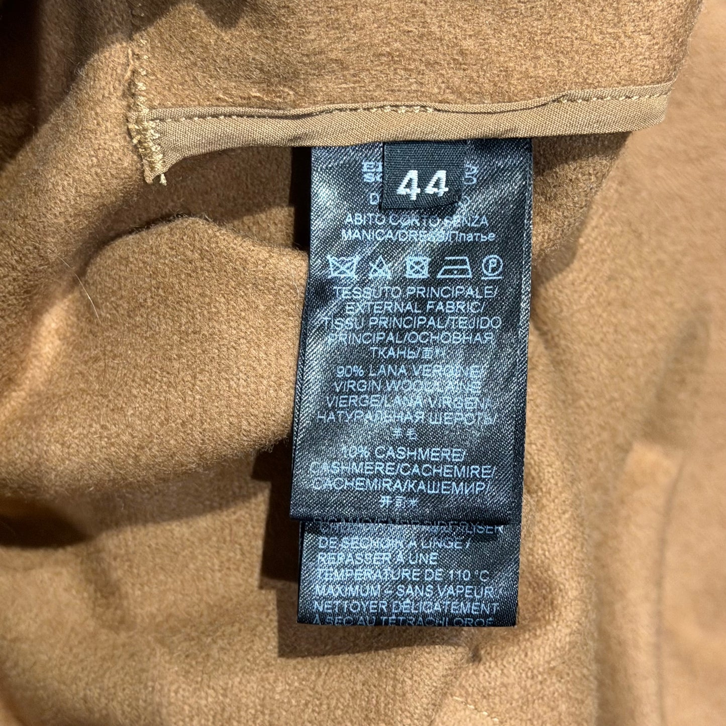 ERMANNO SCERVINO - DRESS MIDI BROWN SLEVELESS SIZE 44 IT