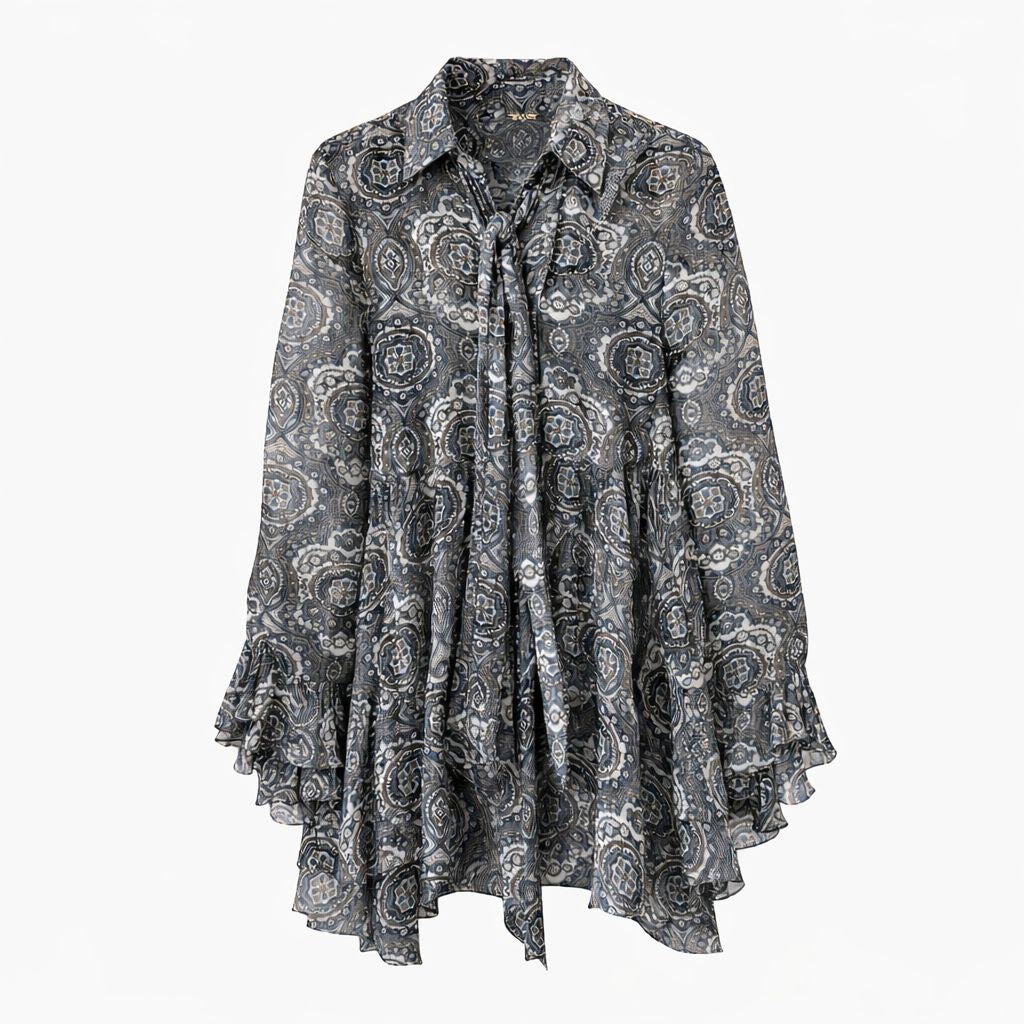 CHLOÉ - DRESS MINI MULTICOLOR SIZE 34 FR