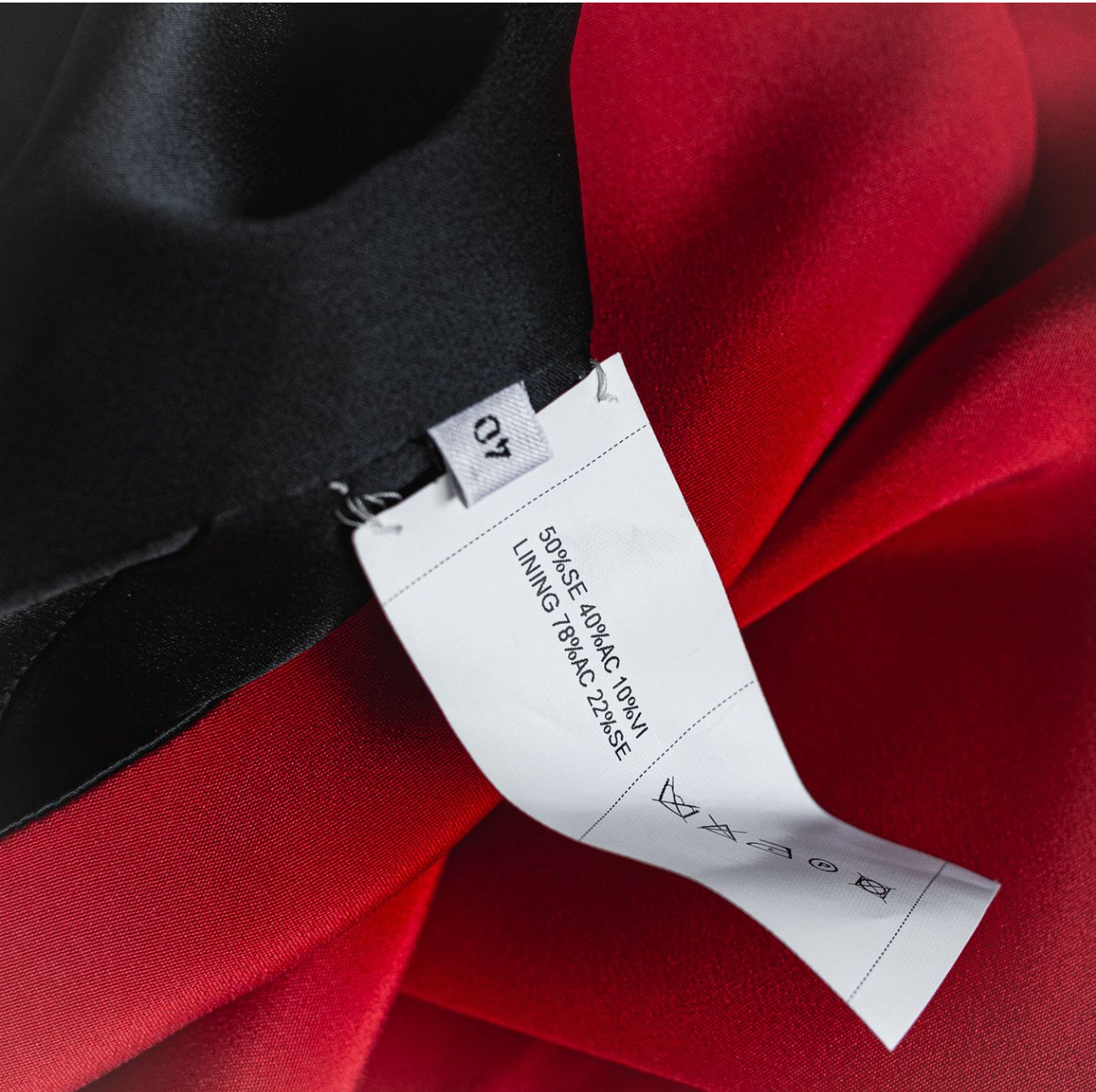 FAUSTO PUGLISI - DRESS MINI RED & BLACK SIZE 40 IT