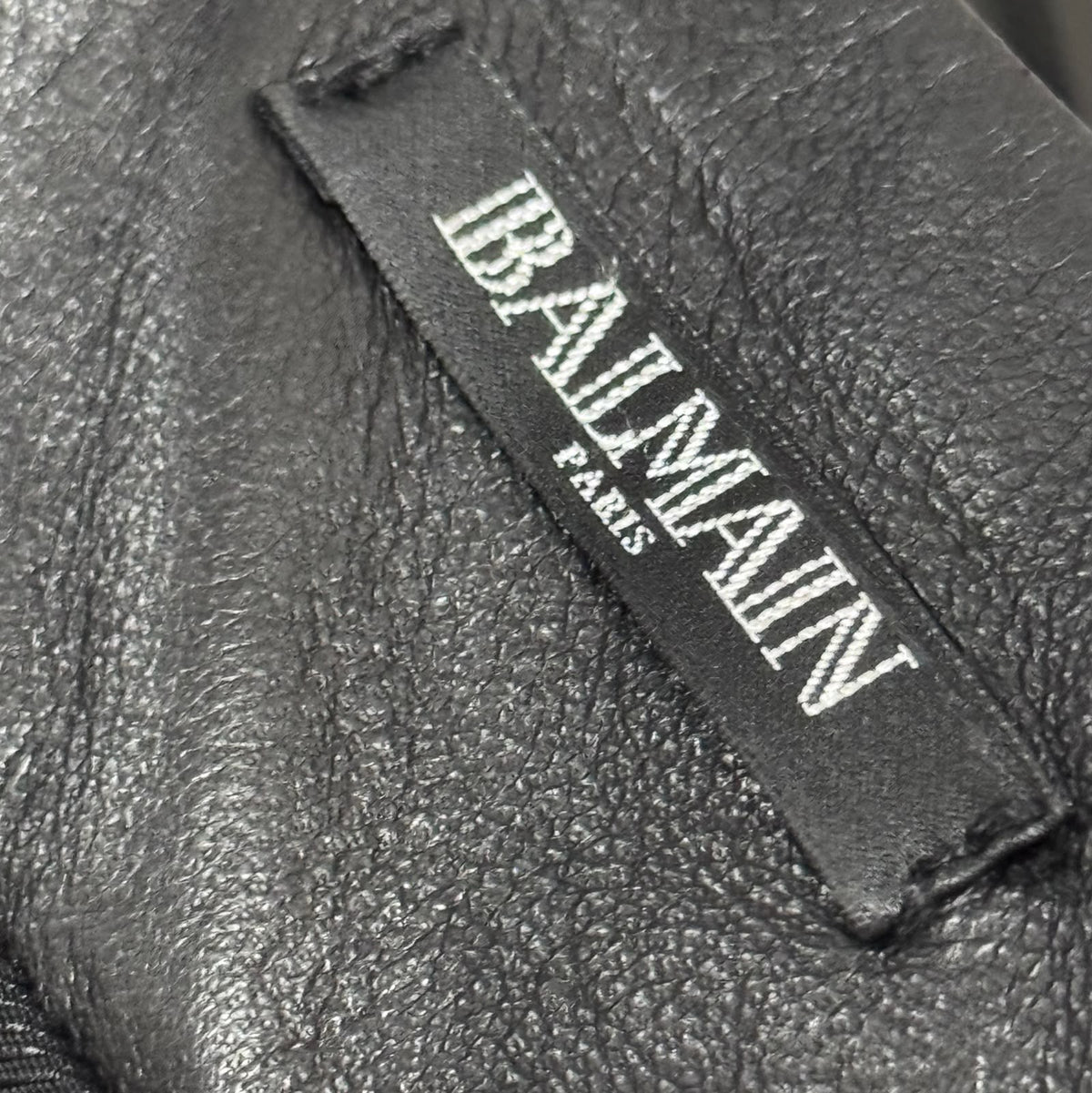 BALMAIN - SKIRT MINI LAMBSKIN PLEATED RUFFLES SIZE 36 FR