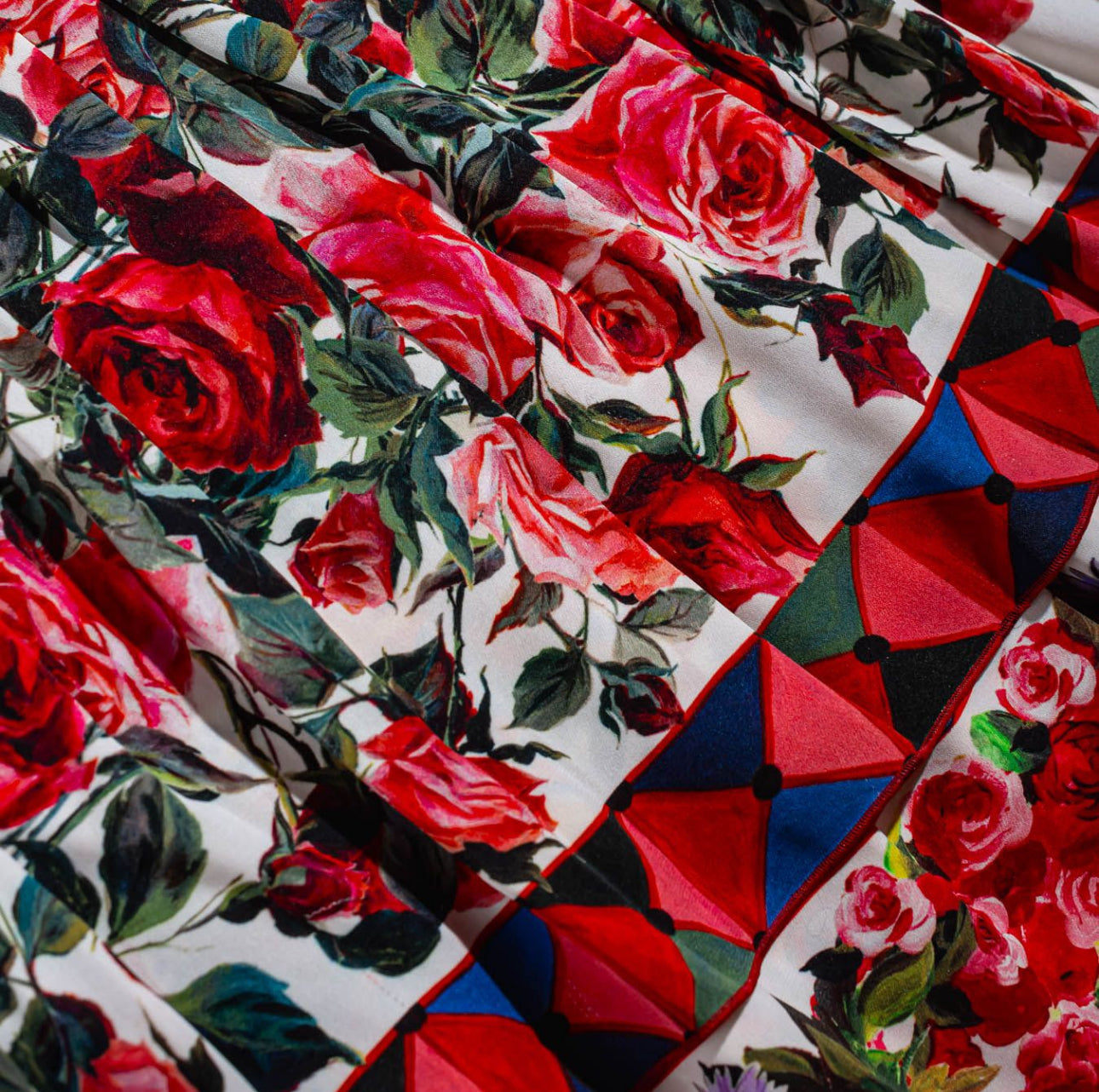DOLCE & GABBANA - DRESS MINI MAMBO PRINT MULTICOLOR SIZE 40 IT